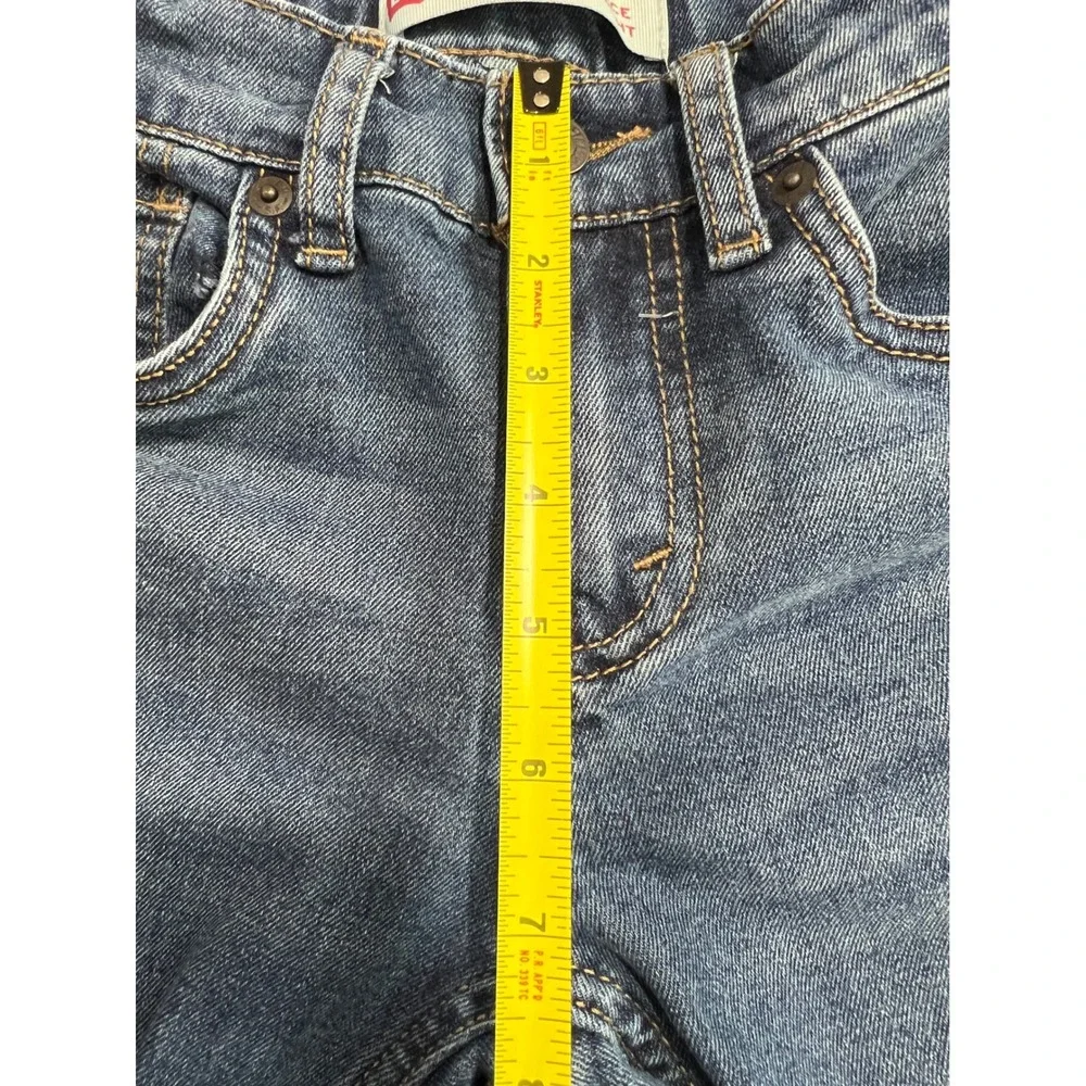 Levis 514 Boys‎ Straight Leg Performance Jeans Medium Wash Blue Size 8 Reg D22